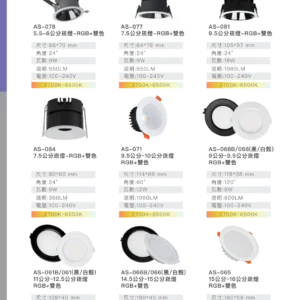 O38-AS-(商空照明)鋁條燈.矽膠燈-智能控制型錄-38