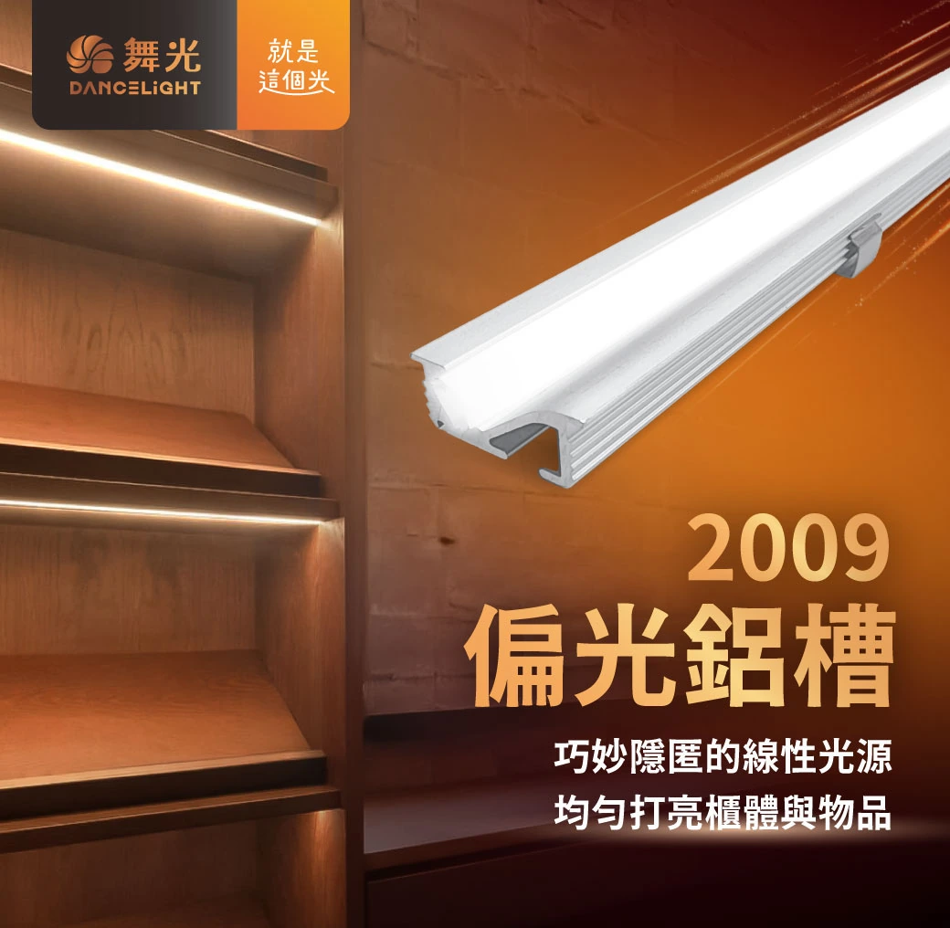舞光 2009偏光鋁槽燈具-H04-D-2009ATAS1-1