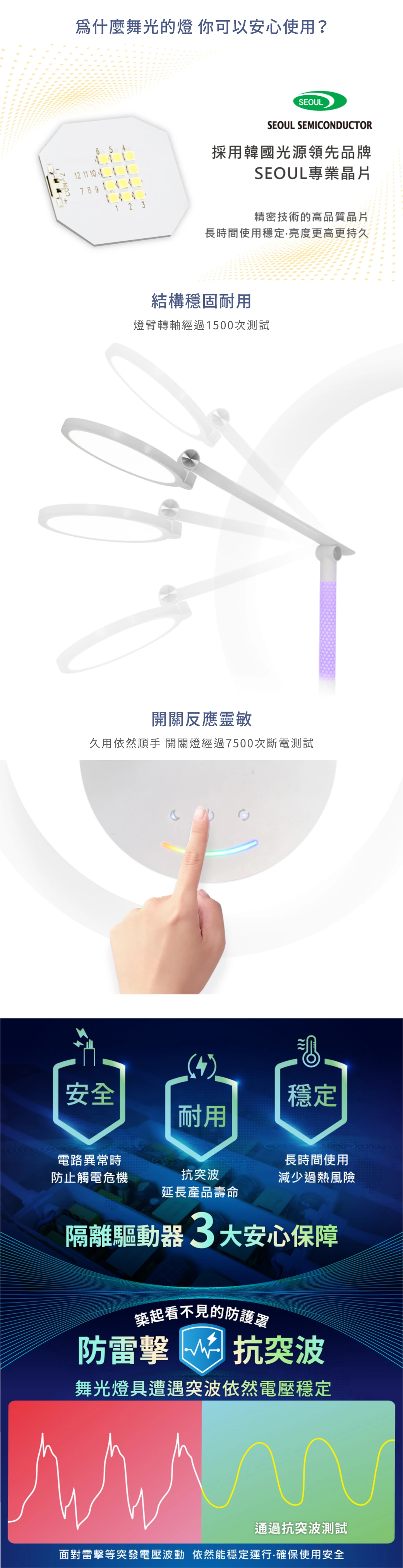 舞光 12W 阿拉丁護眼檯燈-H04-D-DLAD12