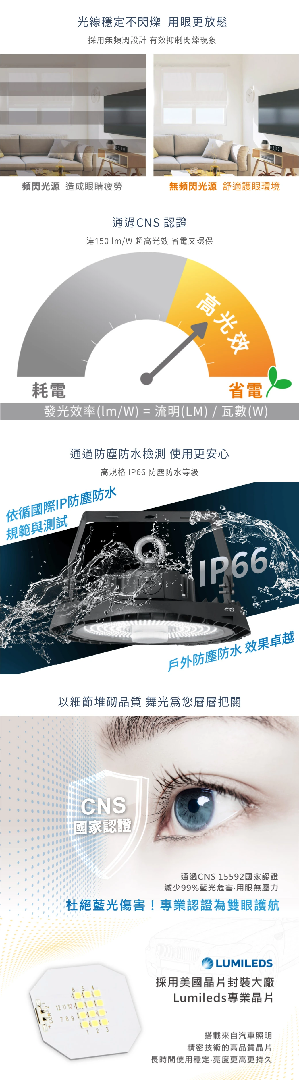 舞光 戰神九合一撥碼天井燈-H04-D-HBCS100DP