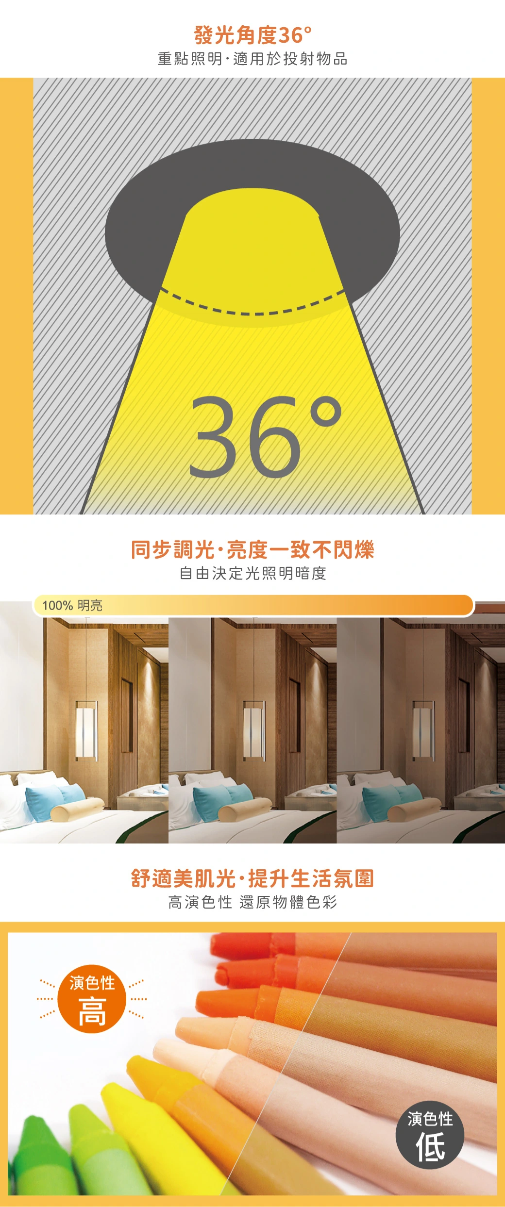 舞光 MR16 調光杯燈-H04-D-MR167NDM