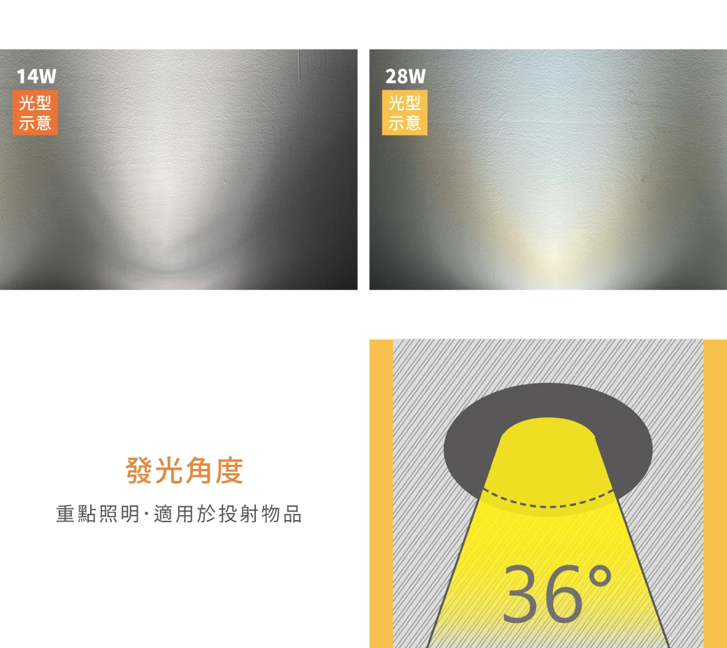 舞光 IP66 E27 PAR38 兩用型投射燈泡-H04-D-PAR3814WR7