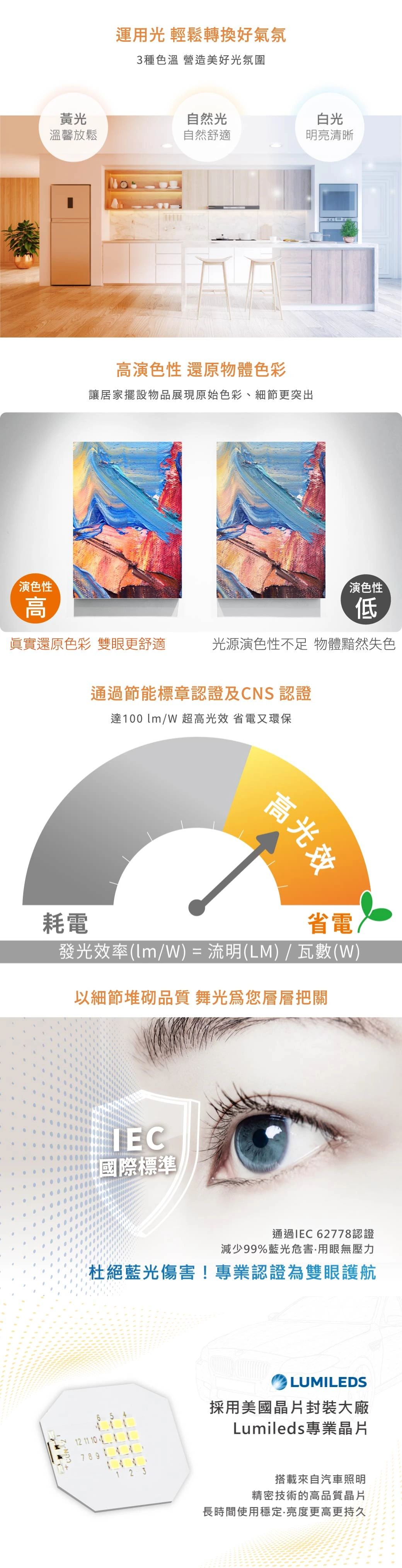 舞光 12W 愛德華軌道支架燈-H04-D-TRED12
