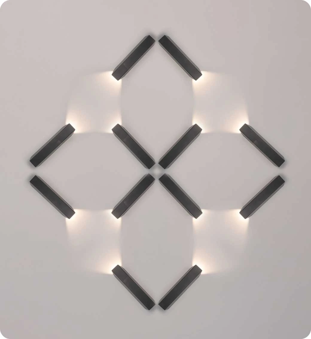 舞光 1.2W 路克壁燈-H04-D-26023-BK