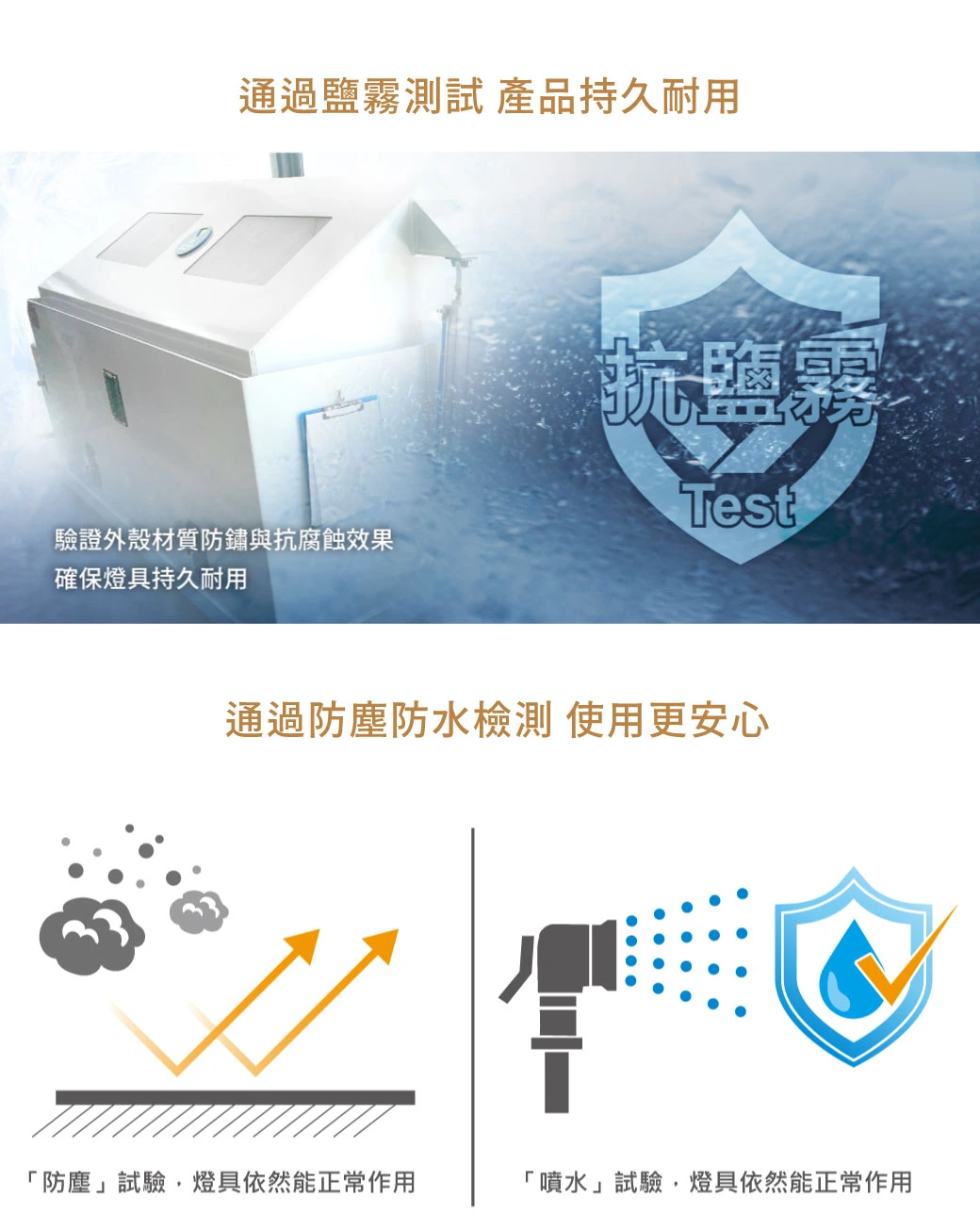 舞光 8W 泰菲防水壁燈-H04-E-2390-DW
