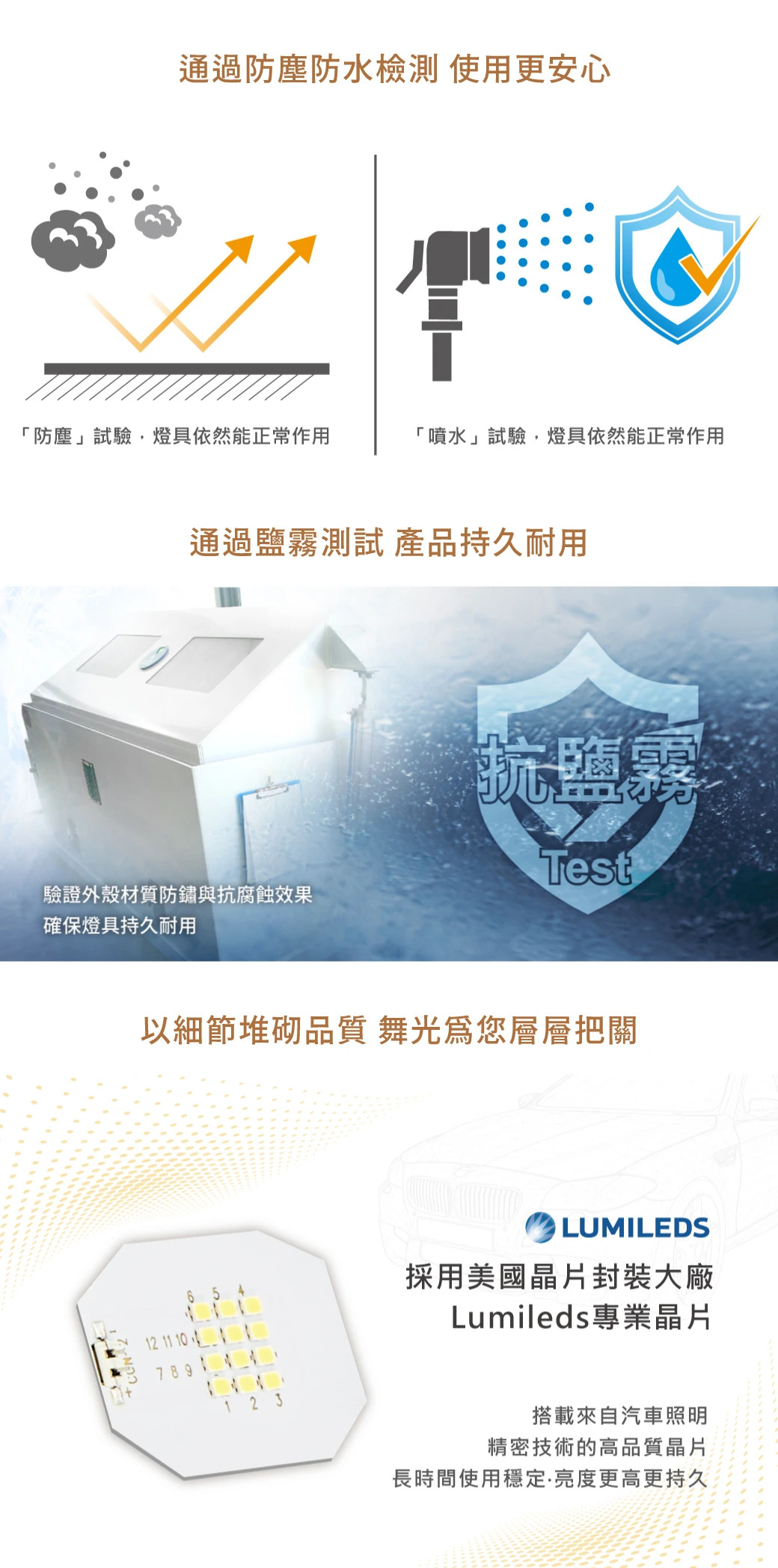 舞光 10W 海拉防水壁燈-H04-E-2391-DW