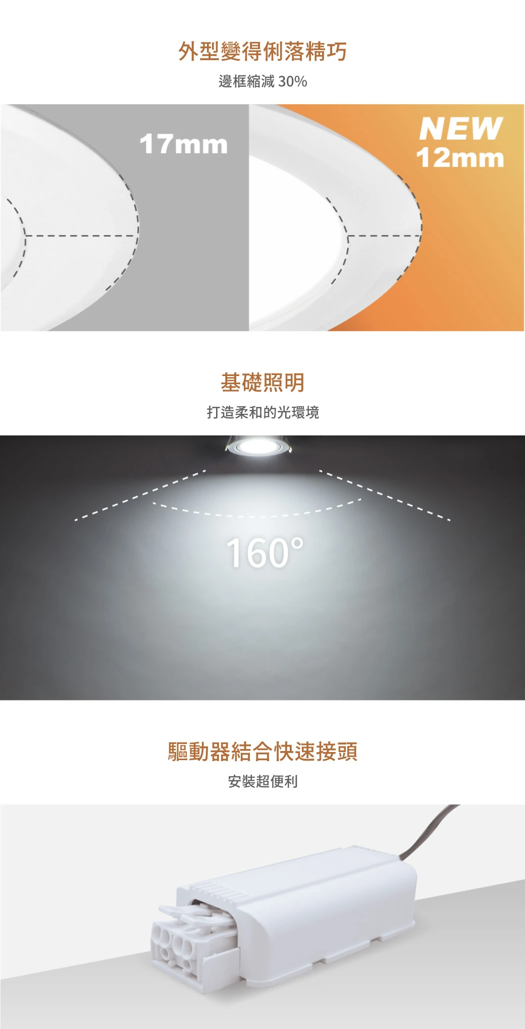 舞光 12W 12 公分索爾崁燈-H04-LED-12DOP12